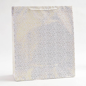 Gold Foil Flurry Extra Large Gift Bag