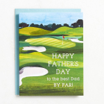 Best Dad By Par Father's Day Card