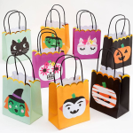 Costumed Pumpkin Treat Bags
