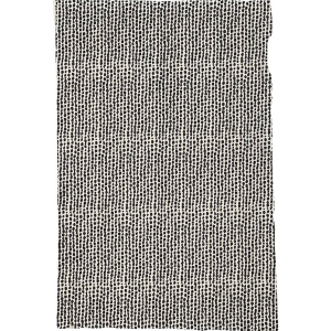 Black String Dot on Cream Handmade Paper