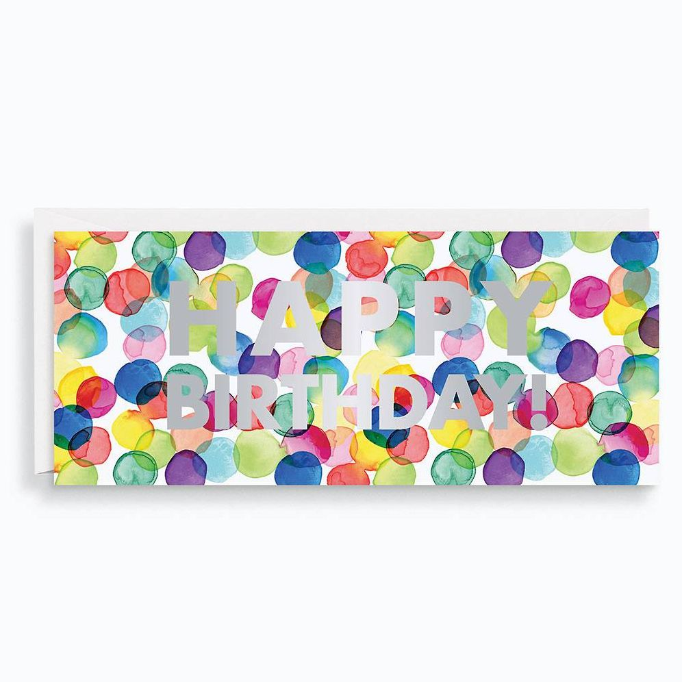 Colorful Holo Birthday Card