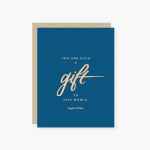Gift to This World Birthday Card