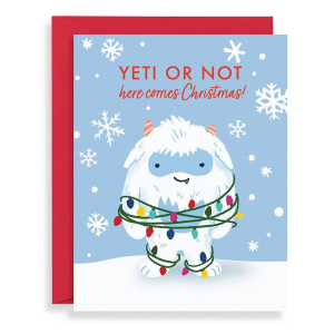 Yeti Or Not Holiday Card