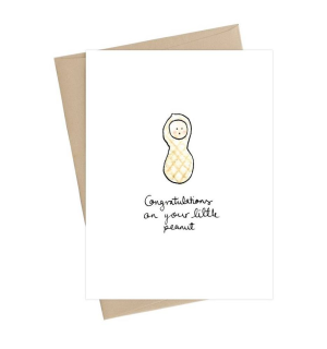 Little Peanut Baby Card