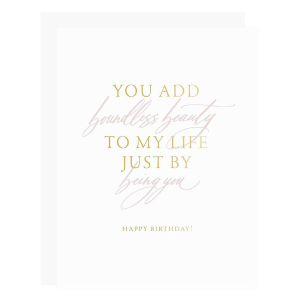 Boundless Beauty Birthday Card
