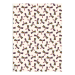 Colorful Abstract Birds Flat Wrap