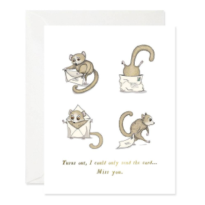 Lemur Miss You Greeting Card