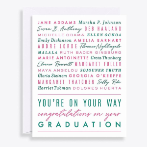 You're On Your Way Graduation Card