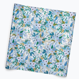 Garden Party Blue Wrapping Paper
