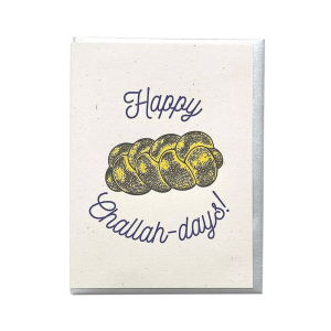 Happy Challah Days Hanukkah Card