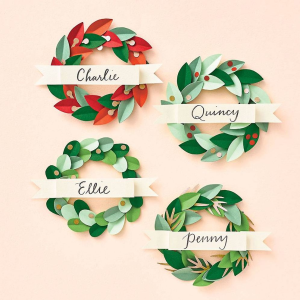 Mini Holiday Wreath Craft Kit