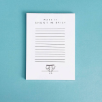 Short & Brief Notepad