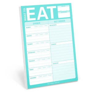 What to Eat Knock Knock Pad with Magnet (Mint Green)