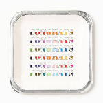 Colorful Congrats Square Plates