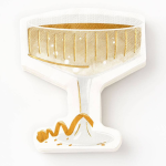 Cheers Die Cut Champagne Napkins