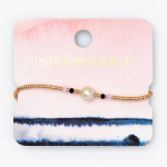 Pearlescent Beaded Bracelet