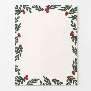 Holly Berry Paper 8.5 x 11