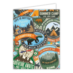 Camp Patches Greeting Card