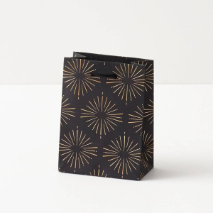 Gold Starburst Small Gift Bag