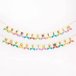 Colorful Fleck Letter Banner