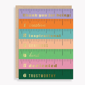 Teacher Thank You Card