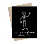 Humerus Skeleton Halloween Card