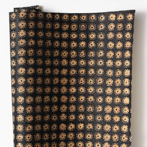 Black Abstract Batik Handmade Paper