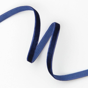 Dark Blue Velvet Ribbon 1/4 10 YD