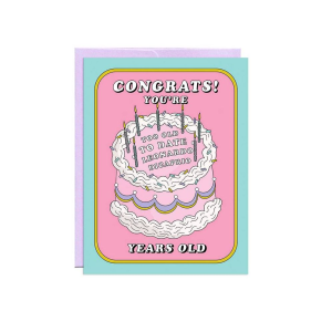 Too Old Birthday Cake