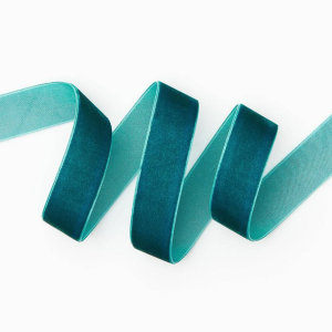 Velvet Blue Ribbon 1 5 YD