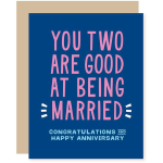 Good At Marriage Anniversary Card