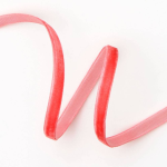 Pink Lemonade Velvet Ribbon 1/4 10 YD