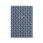 Navy Gingham Heirloom Recipe Book