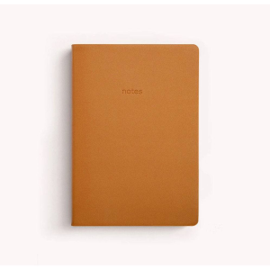 Vegan Leather Notebook - Tan