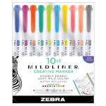 Zebra Mildliner Double Ended Highlighter Set