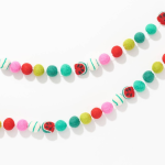 Watermelon Felt Garland
