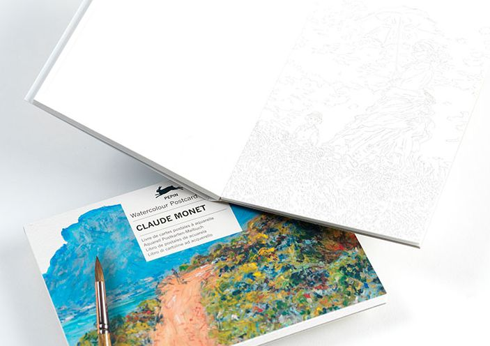 Claude Monet (new edition) - Watercolour Postcard Book - Image 2