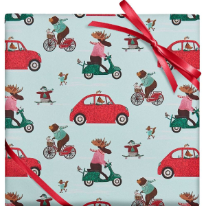 Holiday Cruising Critters Continuous Roll Wrap