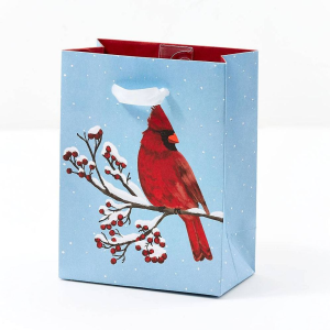 Winter Cardinals Small Gift Bag