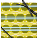 Geo Circles Stripes Continuous Roll Wrap