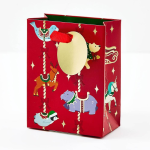 Holiday Carousel Small Gift Bag