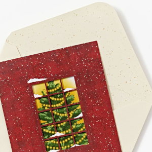 Cozy Tree Holiday Card Set