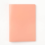 Paper Source Peach Leather Refillable A5 Journal Cover