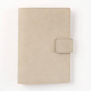 Paper Source Dove A5 Leather Journals Cover with Clasp