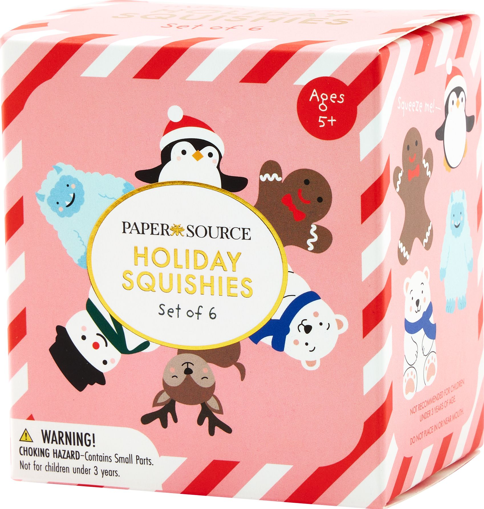 Holiday Critter Squishies. Set of 6 - Image 2