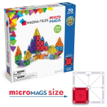 MAGNA-TILES microMAGS 70-Piece Deluxe Magnetic Construction Set. The ORIGINAL Magnetic Building Brand