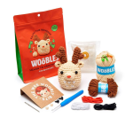 Ralph the Reindeer. The Woobles Beginner Crochet Kit