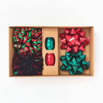 Holiday Accessory Box Ribbons. Bows. Ribbon Egg