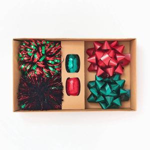 Holiday Accessory Box Ribbons. Bows. Ribbon Egg