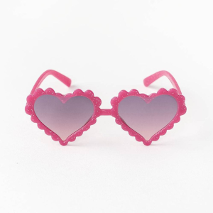 Kids Scalloped Heart Glasses. Assorted